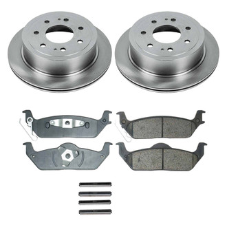 Callahan Brake Parts® - Plain Rear Brake Kit
