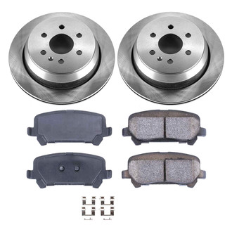 Callahan Brake Parts® - Plain Rear Brake Kit