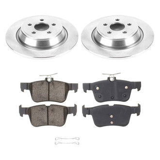 Callahan Brake Parts® - Plain Rear Brake Kit