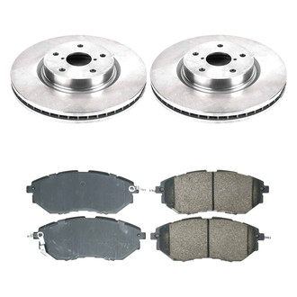 Callahan Brake Parts® - Plain Front Brake Kit