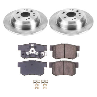 Callahan Brake Parts® - Plain Rear Brake Kit