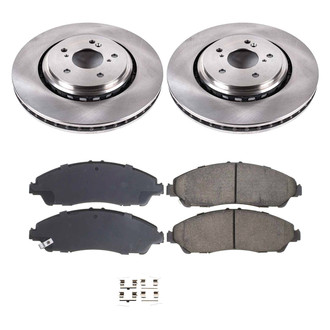 Callahan Brake Parts® - Plain Front Brake Kit