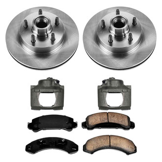 Callahan Brake Parts® K029298 - Plain Front Brake Kit with Calipers