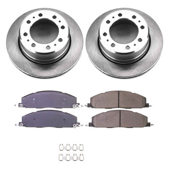 Callahan Brake Parts® - Plain Rear Brake Kit