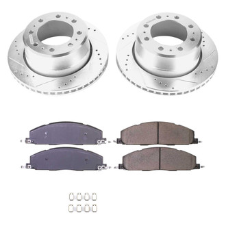 Callahan Brake Parts® - Drilled and Slotted Rear Brake Kit