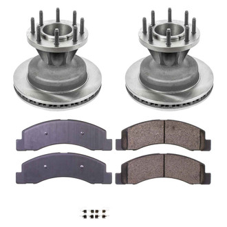 Callahan Brake Parts® - Plain Front Brake Kit