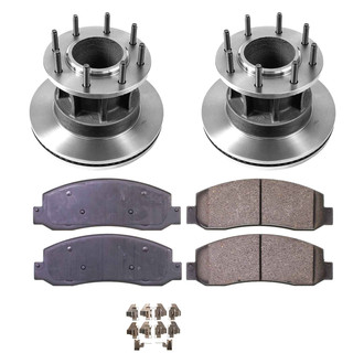 Callahan Brake Parts® - Plain Front Brake Kit