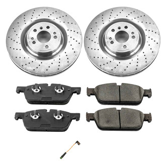 Callahan Brake Parts® - Plain Front Brake Kit