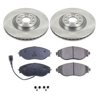 Callahan Brake Parts® - Plain Front Brake Kit