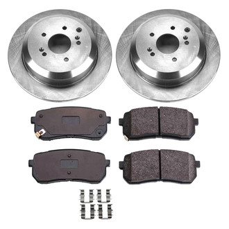 Callahan Brake Parts® - Plain Rear Brake Kit