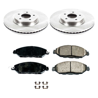 Callahan Brake Parts® - Plain Front Brake Kit