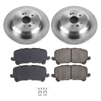 Callahan Brake Parts® - Plain Rear Brake Kit