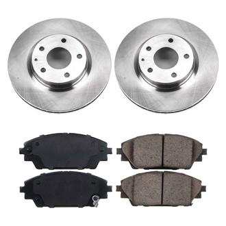 Callahan Brake Parts® - Plain Front Brake Kit