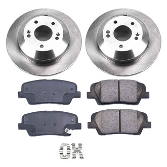 Callahan Brake Parts® - Plain Rear Brake Kit