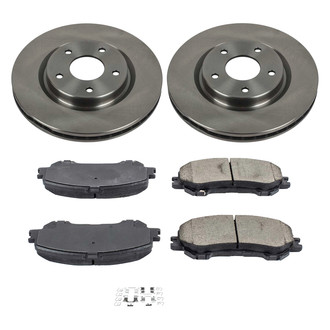 Callahan Brake Parts® - Plain Front Brake Kit