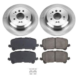 Callahan Brake Parts® - Plain Rear Brake Kit