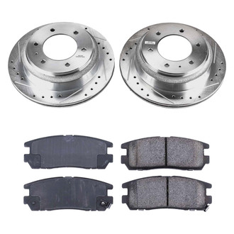 Callahan Brake Parts® - Drilled and Slotted Rear Brake Kit