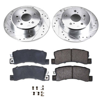 Callahan Brake Parts® - Drilled and Slotted Rear Brake Kit