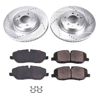 Callahan Brake Parts® - Drilled and Slotted Front Brake Kit