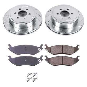 Callahan Brake Parts® - Drilled and Slotted Rear Brake Kit