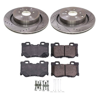 Callahan Brake Parts® - Drilled and Slotted Rear Brake Kit