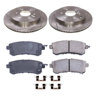 Callahan Brake Parts® - Drilled and Slotted Rear Brake Kit