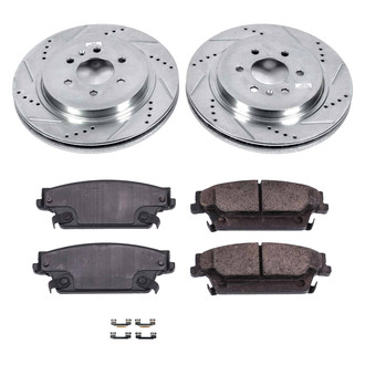Callahan Brake Parts® - Drilled and Slotted Rear Brake Kit