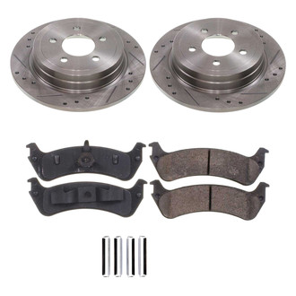 Callahan Brake Parts® - Drilled and Slotted Rear Brake Kit