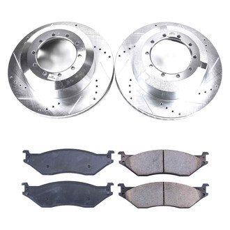 Callahan Brake Parts® - Drilled and Slotted Rear Brake Kit