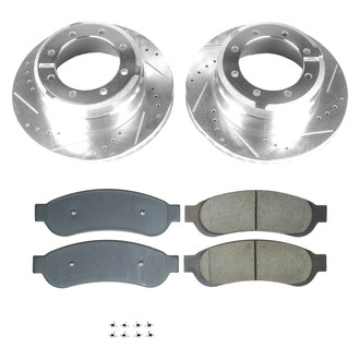 Callahan Brake Parts® - Drilled and Slotted Rear Brake Kit