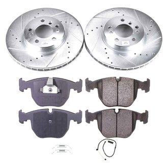 Callahan Brake Parts® - Drilled and Slotted Front Brake Kit