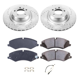 Callahan Brake Parts® - Drilled and Slotted Front Brake Kit
