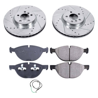 Callahan Brake Parts® - Drilled and Slotted Front Brake Kit