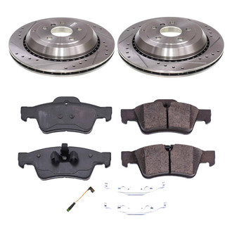 Callahan Brake Parts® - Drilled and Slotted Rear Brake Kit