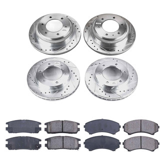 Callahan Brake Parts® - Drilled and Slotted Brake Kit