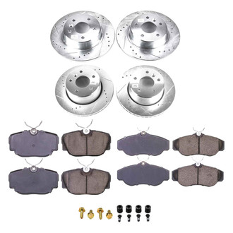 Callahan Brake Parts® - Drilled and Slotted Front and Rear Brake Kit