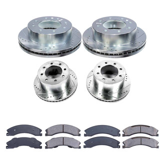Callahan Brake Parts® - Drilled and Slotted Brake Kit