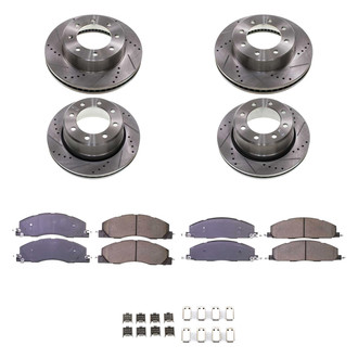 Callahan Brake Parts® - Drilled and Slotted Brake Kit
