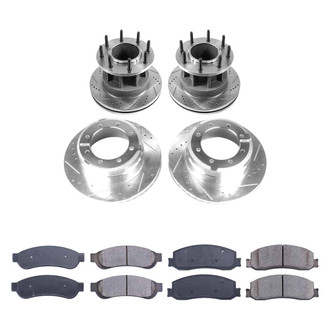 Callahan Brake Parts® - Drilled and Slotted Front and Rear Brake Kit