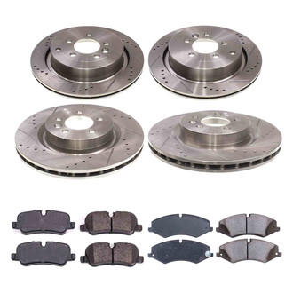 Callahan Brake Parts® - Drilled and Slotted Brake Kit