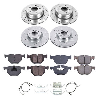 Callahan Brake Parts® - Drilled and Slotted Front and Rear Brake Kit