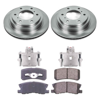 Callahan Brake Parts® K035203 - Plain Rear Brake Kit with Calipers