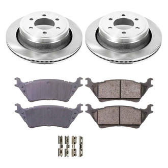Callahan Brake Parts® - Plain Rear Brake Kit