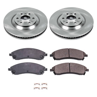 Callahan Brake Parts® - Plain Front Brake Kit