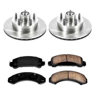Callahan Brake Parts® - Plain Front Brake Kit