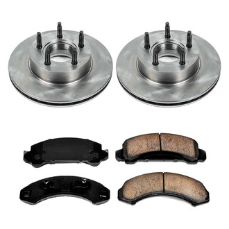 Callahan Brake Parts® - Plain Front Brake Kit