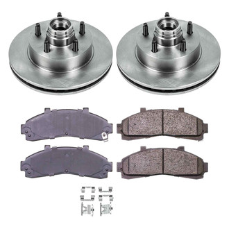 Callahan Brake Parts® - Plain Front Brake Kit