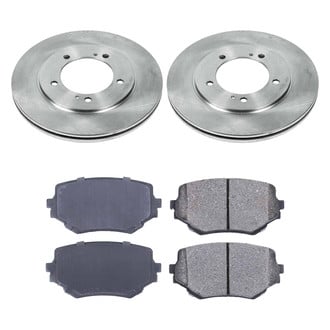 Callahan Brake Parts® - Plain Front Brake Kit