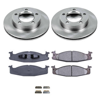 Callahan Brake Parts® - Plain Front Brake Kit