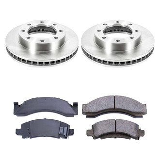 Callahan Brake Parts® - Plain Front Brake Kit